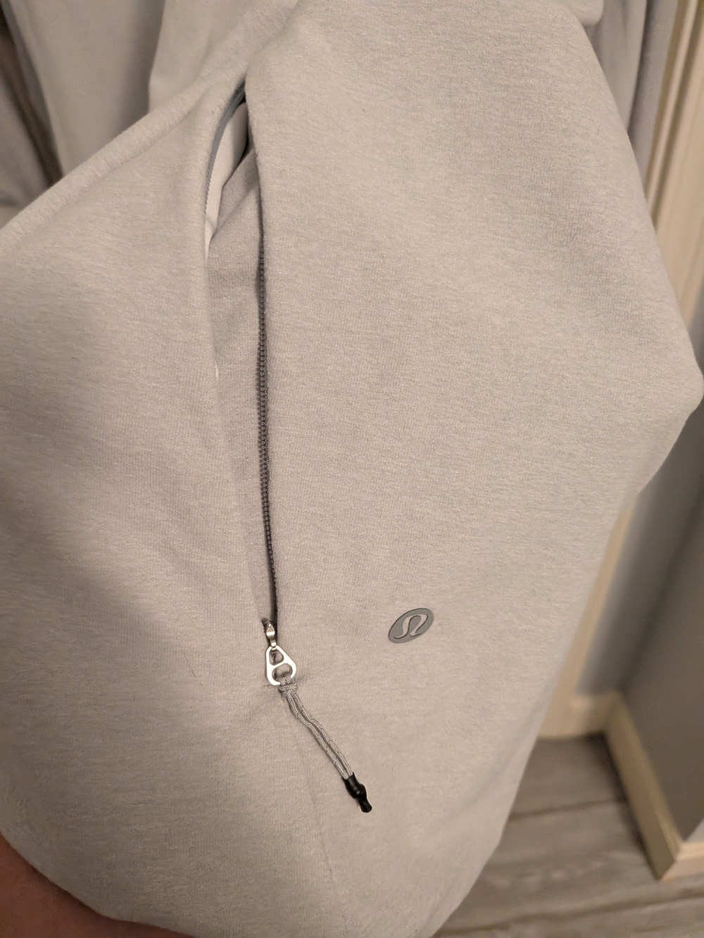 lululemon athletica Light Gray Full-Zip Hoodie - Picture 4 of 7